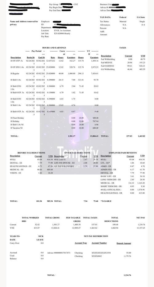 Proof Of Income